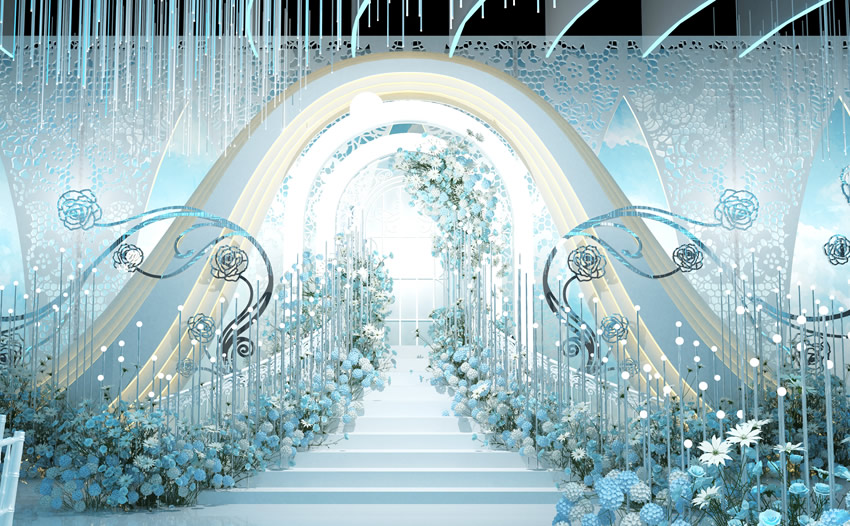 莎车釡香烙馍村水晶厅效果展示